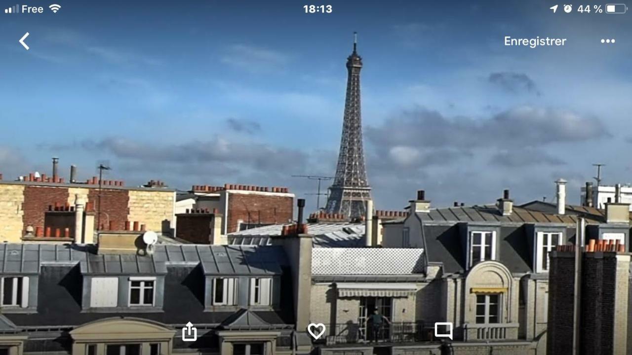Eiffel Tower Studio Lacoste Paříž Exteriér fotografie